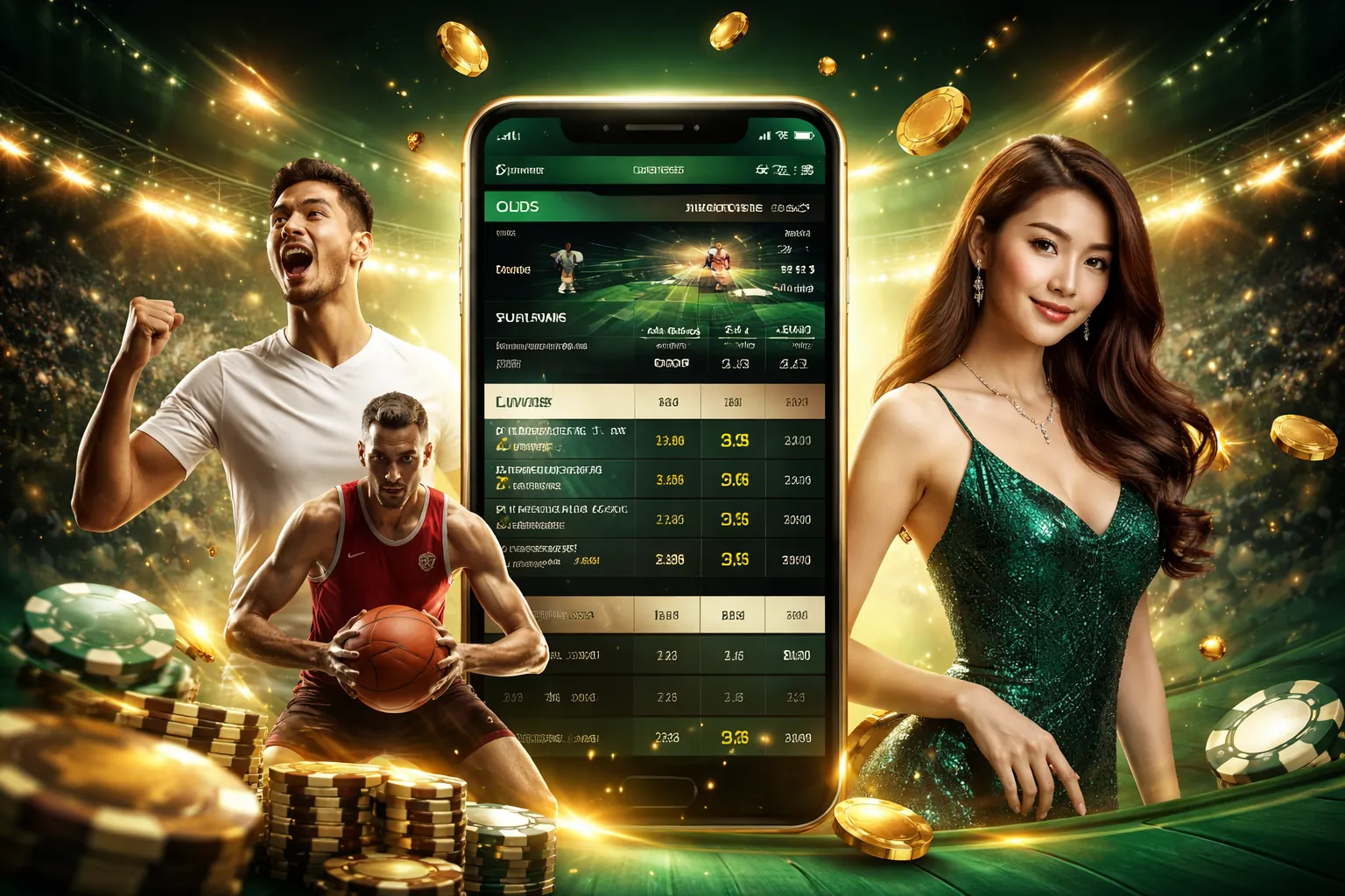 Đa dạng trò chơi cá cược trực tuyến